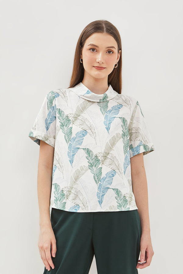Zhea Floral Blouse - Green – Minimal Store ID