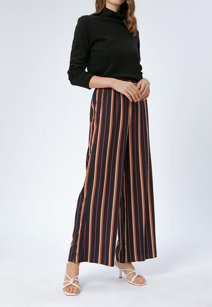 Brianna Pants Dark Navy/Red – Minimal Store ID